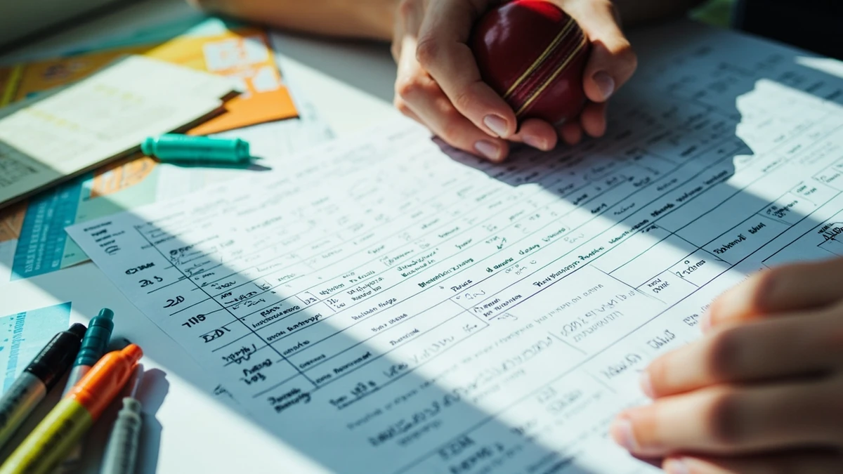 Cricket scorecards, standings and prediction evidence arranged for a post-season GetMega audit
